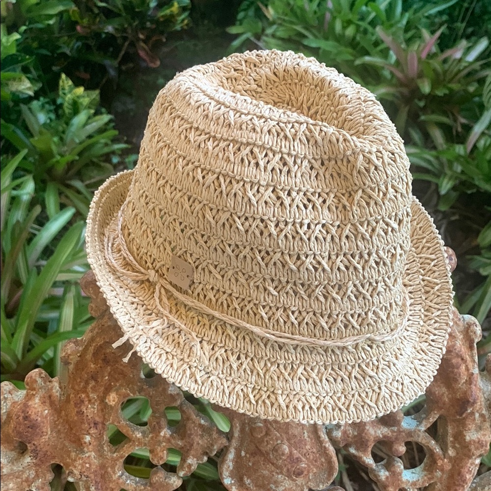 Caslon Kids Tan Straw Hat one Size